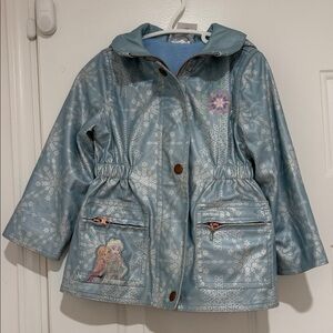 Disney Frozen Light Blue Raincoat for Kids
